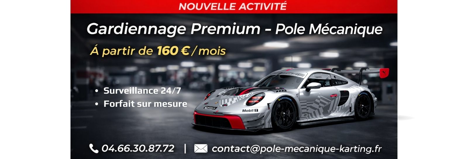 Stockage automobile Pôle Mécanique